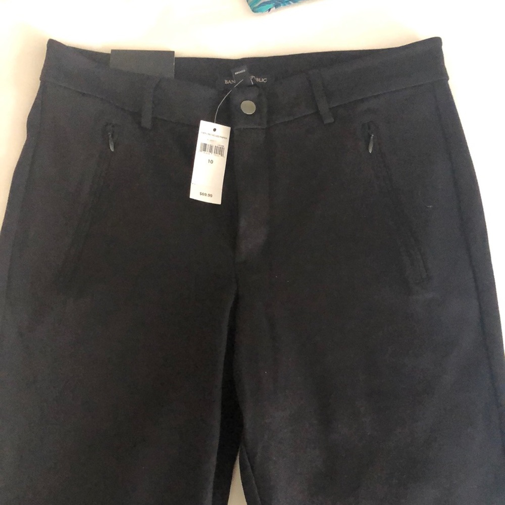 NWT Banana Republic Factory Black Ponte Legging